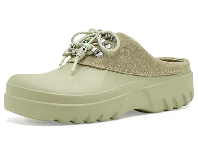 Crocs Axle Suede Mule; Tac Green, W5