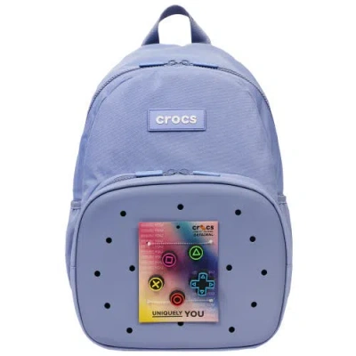Crocs Back To School Backpack With Eva Front Pocket Customizable Jibbitz Backpack In Blue Haze