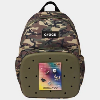 Crocs Back To School Backpack With Eva Front Pocket Customizable Jibbitz Backpack Camo