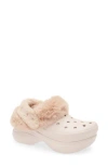 Crocs Bae Fleece Lined Platform Clog In Multi