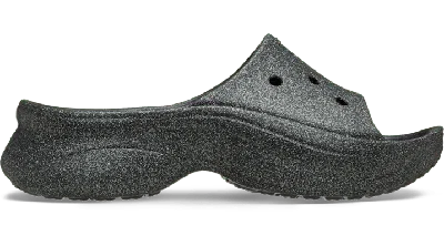 Crocs Bae Glitter Slide In Black