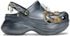 Crocs Bae Jewel Bedazzled Clog; Black, W9