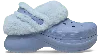 Crocs Bae Lined Sabots Femmes Blue Haze 42 In Blue
