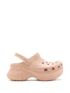 Crocs Bae Platform Textured Clogs In Pink