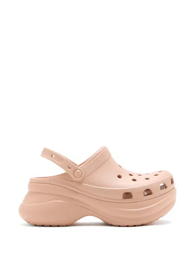 Crocs Bae Platform Textured Clogs In Pink
