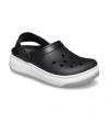Crocs Band Full Force 206122-066 Clog Men's 9 Black Platform Shoes Erk1501