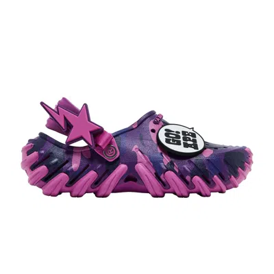 Pre-owned Crocs Bape X  Echo Ro Clog 'purple Camo' | Men's Size 11