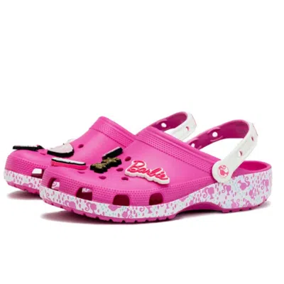 Crocs Barbie X Classic 208817-6qq Clog Unisex Pink Slip On Lifestyle Shoes Frog1