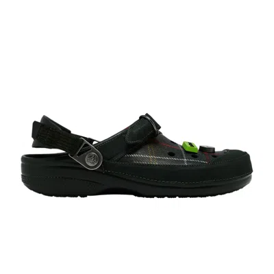 Pre-owned Crocs Barbour X Classic Clog 'kelp Plaid' | Green | Men's Size 13