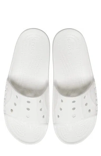 Crocs Baya Ii Slide Sandal In White