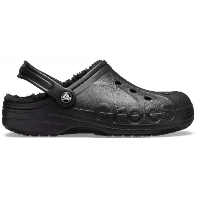Crocs Baya Lined Clog In Black