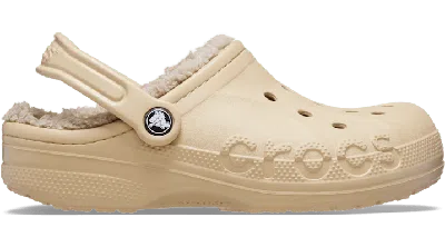 Crocs Baya Lined Clog In Chai/multi