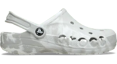 Crocs Baya Marbled Clog In Gray