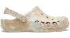 Crocs Baya Marbled Clog In Neutral