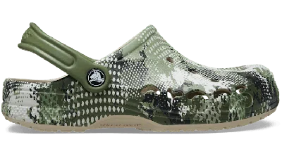 Crocs Baya Seasonal Printed Clog In Cobblestone