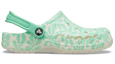 Crocs Baya Seasonal Printed Clog In Pistachio