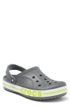Crocs Bayaband Cozy Sports Sandals Red Unisex Gray In Slate Grey Lime Punch
