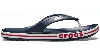 Crocs Bayaband Flip-flops Deep Blue Unisex In Navy/pepper