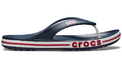 CROCS | UNISEX | BAYABAND | FLIPS | NAVY / PEPPER | W10/M9