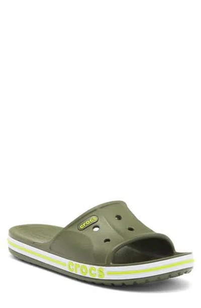 Crocs Bayaband Slide Sandal In Agr