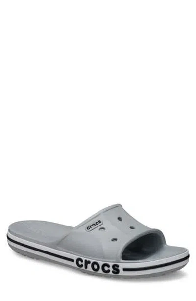 Crocs Bayaband Slide Sandal In Light Grey