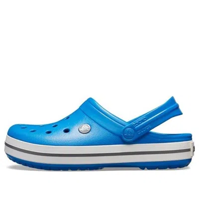 Crocs Beach Blue Sandals In Bright Cobalt/charcoal