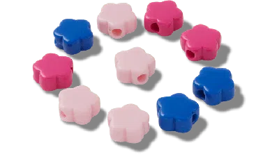 Crocs Beads 10 Pack In Flower