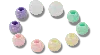 Crocs Beads 10 Pack In Iridescent