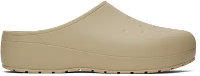 Crocs Beige Classic Quiet Clogs In Bark