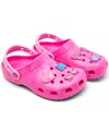 Crocs Big Girls Barbie Classic Clogs From Finish Line In Pink