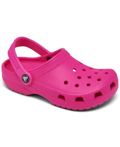 Crocs Classic Clogs In Pink Crush