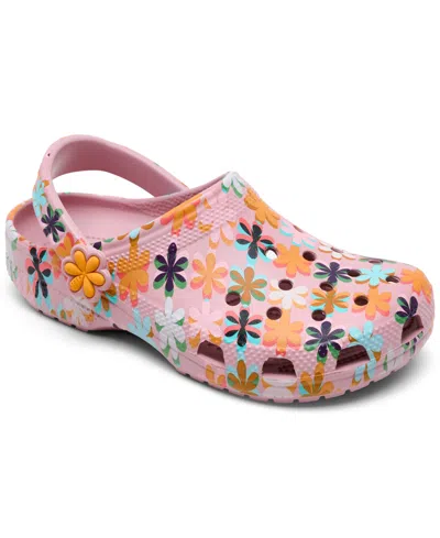 Crocs Kids' Big Girls' Classic Retro Summer Classic Clogs From Finish Line In Multi