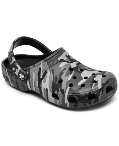 Crocs Big Kids' Camo Classic Clogs From Finish Line In Multi