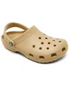 Shop Crocs Big Kids Classic Clog Sandals From Finish Line In Wheat
