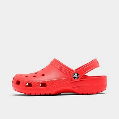Crocs Big Kids' Classic Clog Shoes In Varsity Red