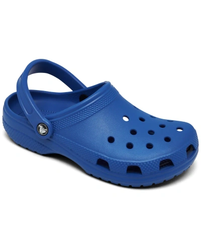 Crocs Big Kids Classic Clogs From Finish Line In Bolt Blue