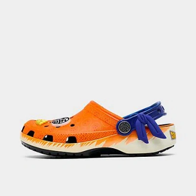 Crocs Big Kids' X Dragon Ball Z Classic Clog Shoes In Orange/multi