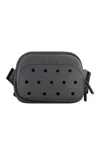 Crocs Black Classic Belt Bag In Black