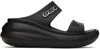 Crocs Classic Crush Platform Slide In Black