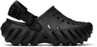 CROCS BLACK ECHO CLOGS