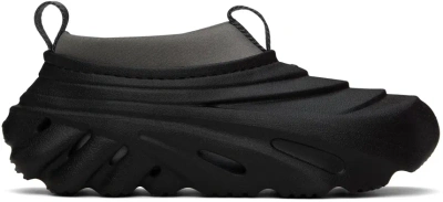 Crocs Black Echo Storm Sneakers In Midnight