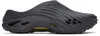 Crocs Echo Wave Sandals In Black Sand