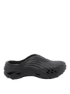 Crocs Black Echo Wave Sandals In Black