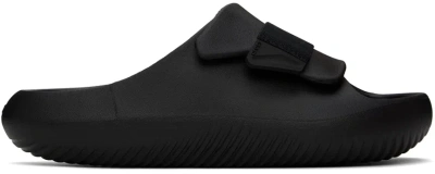 Crocs Black Mellow Luxe Recovery Slides