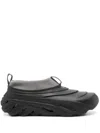 Crocs Black Rubber Echo Storm Slip Ons In Black