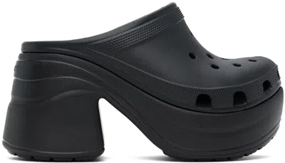 Crocs Black Siren Heels