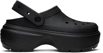Crocs Black Stomp Clogs