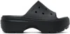 Crocs Stomp Slide Sandals In Black