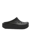 Crocs Blunt Toe Clogs In Black