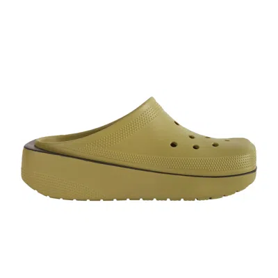 Pre-owned Crocs Blunt Toe 'painted Edges - Aloe' In Green